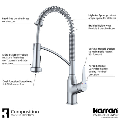 Scottsdale Kitchen Faucet with Matching Soap Dispenser