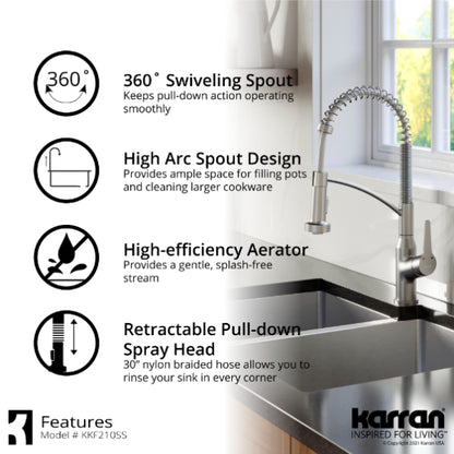 Scottsdale Kitchen Faucet with Matching Soap Dispenser