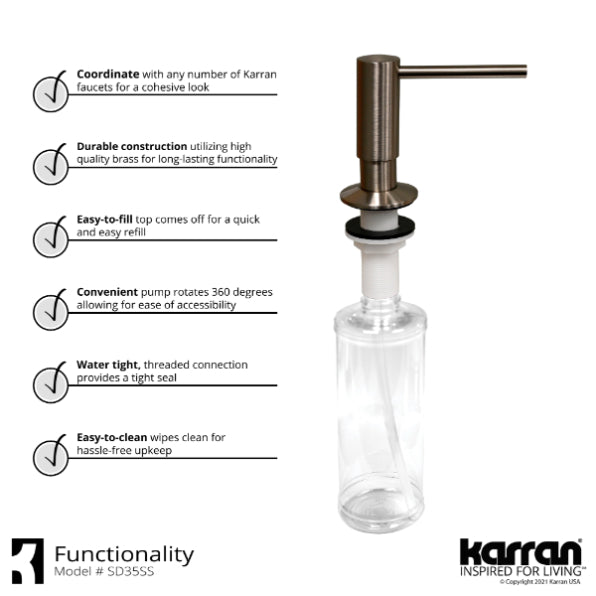 Scottsdale Kitchen Faucet with Matching Soap Dispenser