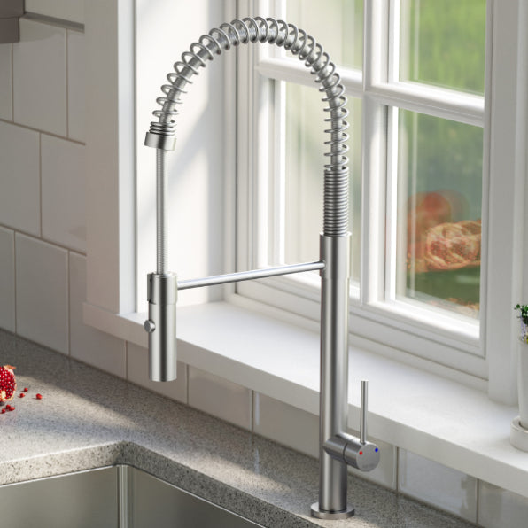 Bluffton Kitchen Faucet with Matching Soap Dispenser