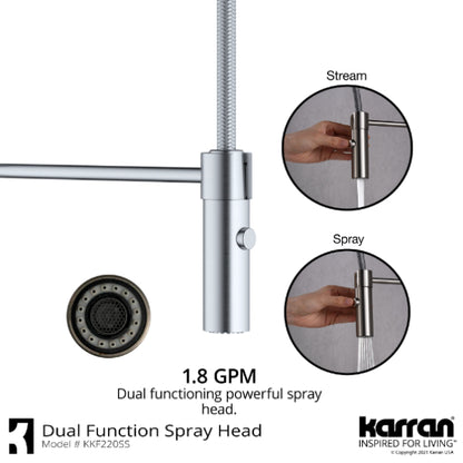 Bluffton Kitchen Faucet with Matching Soap Dispenser