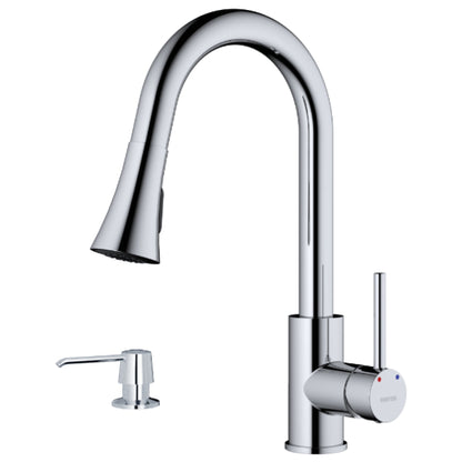 Weybridge Kitchen Faucet with Matching Soap Dispenser