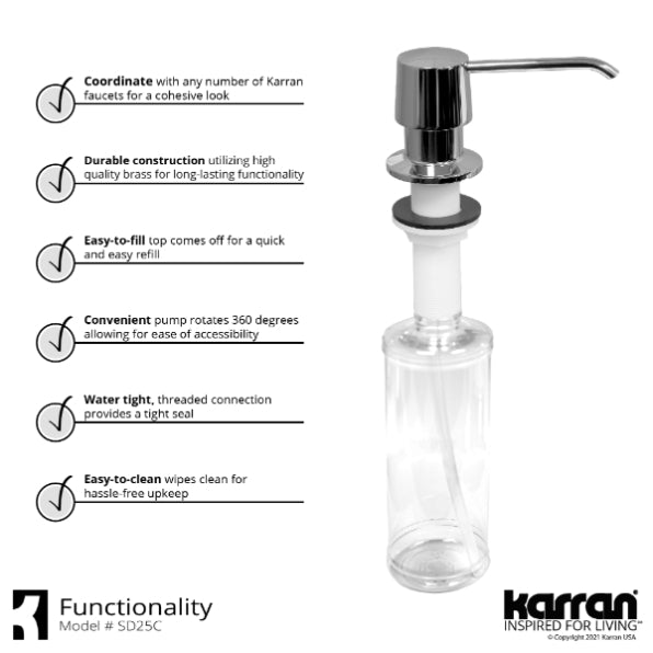 Dockton Kitchen Faucet with Matching Soap Dispenser