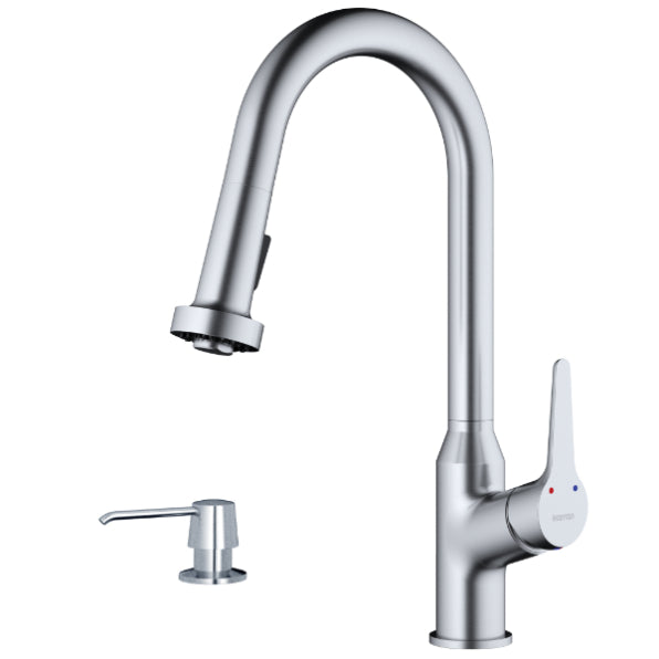 Dockton Kitchen Faucet with Matching Soap Dispenser