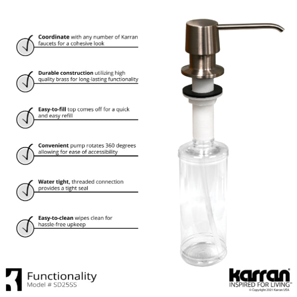 Dockton Kitchen Faucet with Matching Soap Dispenser