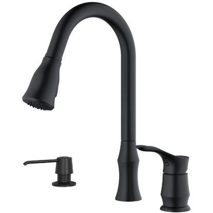 Hillwood Kitchen Faucet with Matching Soap Dispenser