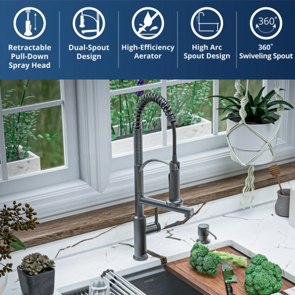 Adlington Kitchen Faucet with Pot Filler