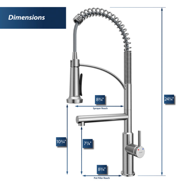 Adlington Kitchen Faucet with Pot Filler