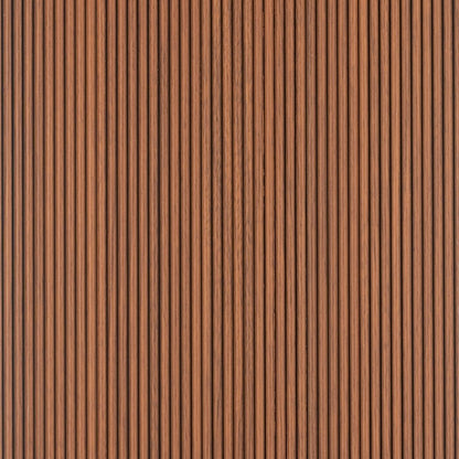 Mahogany Scallop Polypropylene Interior Decorative Wall Panel