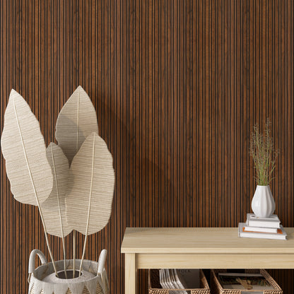 Alder Multi Width Slatted Polypropylene Interior Decorative Wall Panel