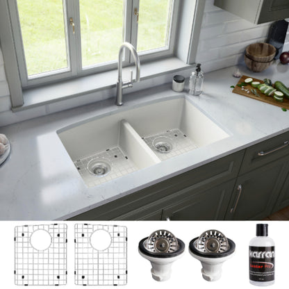 Tudor 33" Quartz Composite Undermount Kitchen Sink