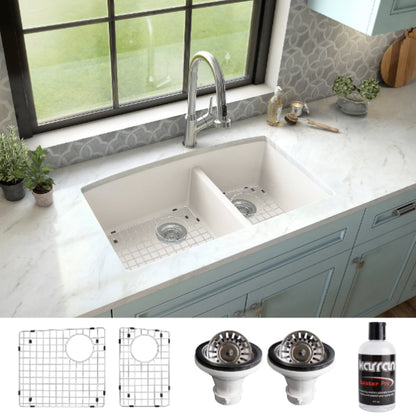 Tudor 33" Quartz Composite Undermount Kitchen Sink