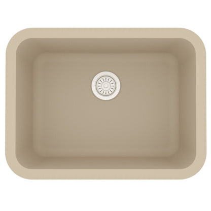 Seamless 24" Quartz Composite Undermount Kitchen Sink