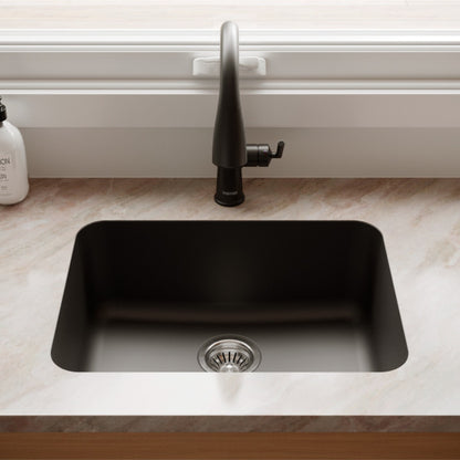 Seamless 24" Quartz Composite Undermount Kitchen Sink