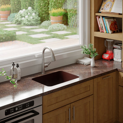 Seamless 24" Quartz Composite Undermount Kitchen Sink