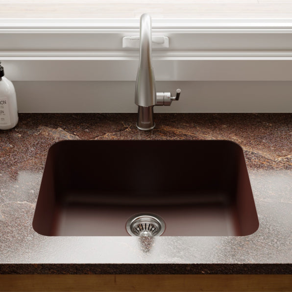 Seamless 24" Quartz Composite Undermount Kitchen Sink