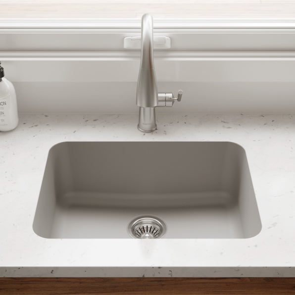 Seamless 24" Quartz Composite Undermount Kitchen Sink