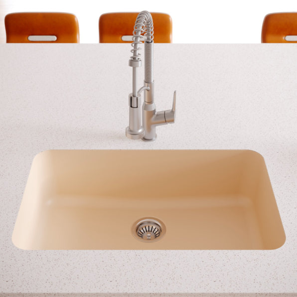 Seamless 31" Quartz Composite Undermount Kitchen Sink