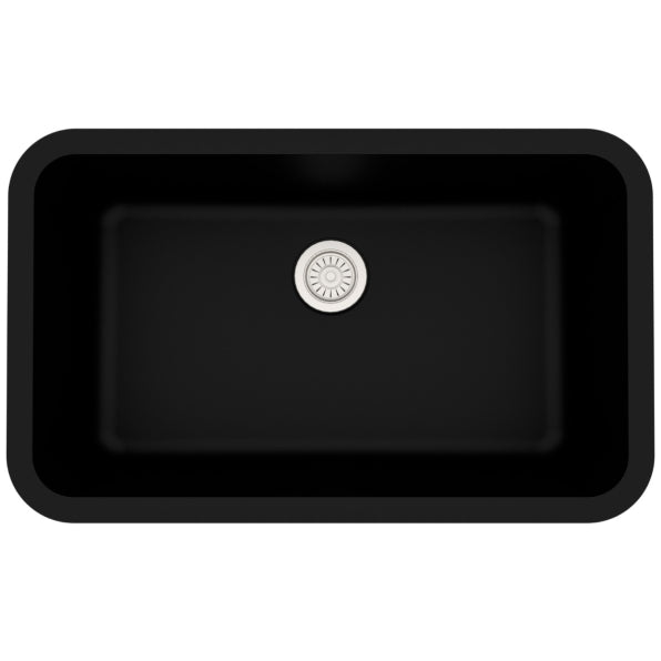 Seamless 31" Quartz Composite Undermount Kitchen Sink