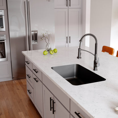 Seamless 31" Quartz Composite Undermount Kitchen Sink