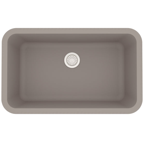 Seamless 31" Quartz Composite Undermount Kitchen Sink