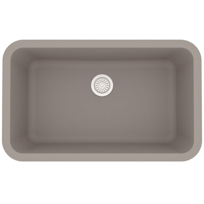 Seamless 31" Quartz Composite Undermount Kitchen Sink