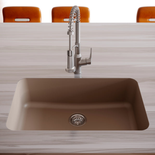 Seamless 31" Quartz Composite Undermount Kitchen Sink