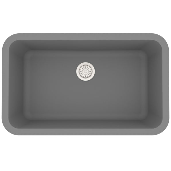 Seamless 31" Quartz Composite Undermount Kitchen Sink