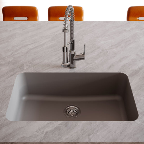 Seamless 31" Quartz Composite Undermount Kitchen Sink