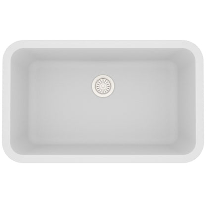 Seamless 31" Quartz Composite Undermount Kitchen Sink