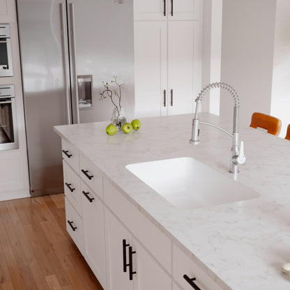 Seamless 31" Quartz Composite Undermount Kitchen Sink