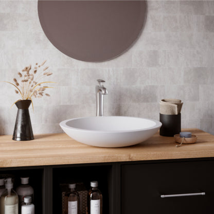 Elysium Acrylic Solid Surface Vessel Bathroom Sink