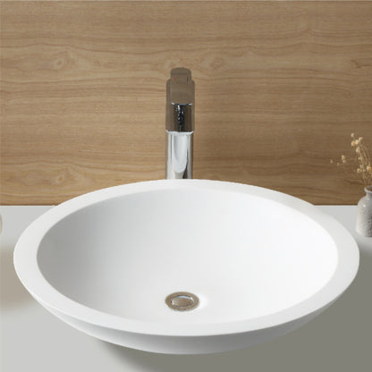 Elysium Acrylic Solid Surface Vessel Bathroom Sink