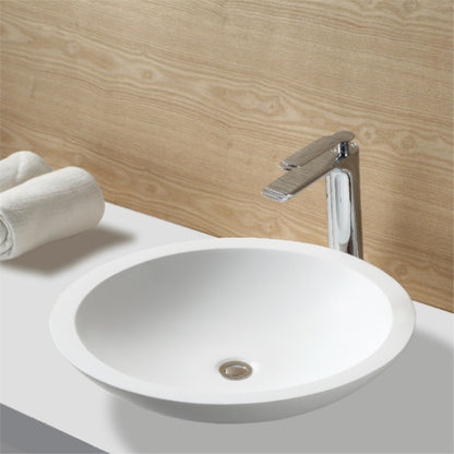 Elysium Acrylic Solid Surface Vessel Bathroom Sink