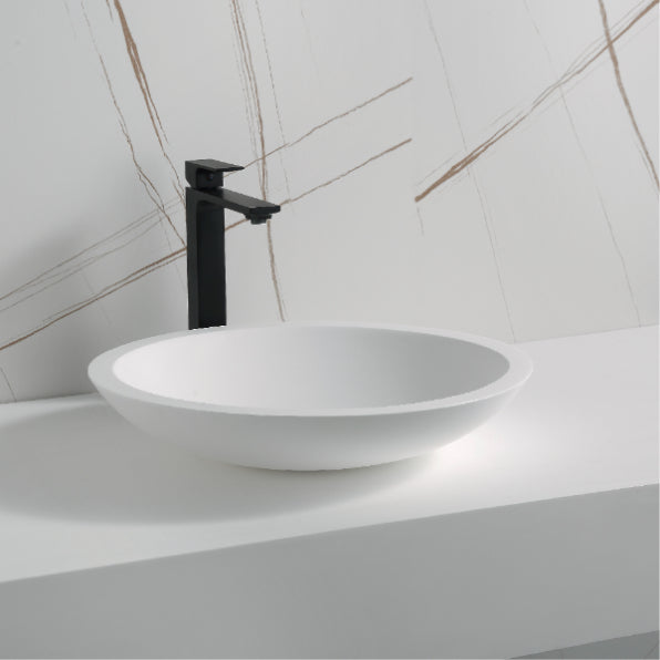 Elysium Acrylic Solid Surface Vessel Bathroom Sink