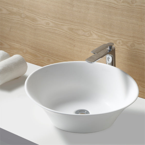 Eden Acrylic Solid Surface Vessel Bathroom Sink