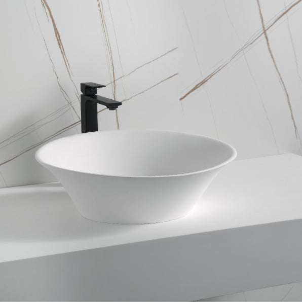 Eden Acrylic Solid Surface Vessel Bathroom Sink