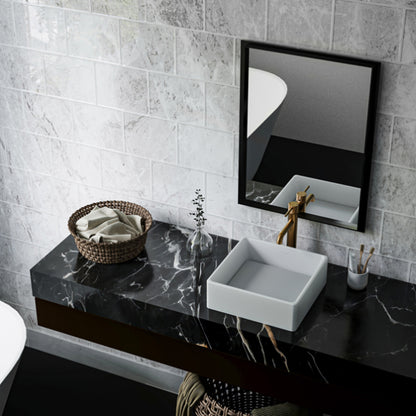 Aura Acrylic Solid Surface Vessel Bathroom Sink