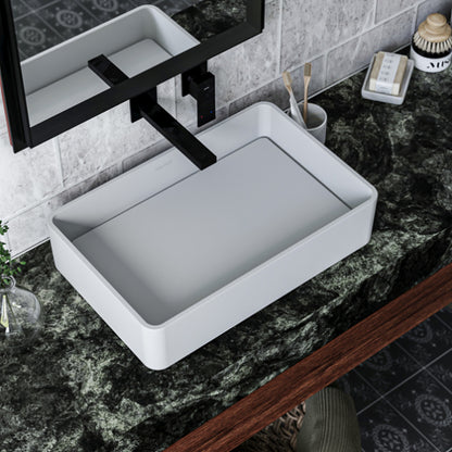 Horizon Acrylic Solid Surface Vessel Bathroom Sink