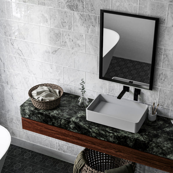 Horizon Acrylic Solid Surface Vessel Bathroom Sink