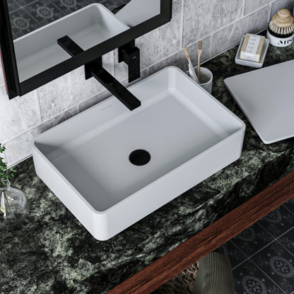 Horizon Acrylic Solid Surface Vessel Bathroom Sink