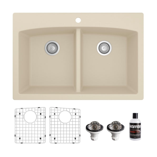 Tudor 33" Quartz Composite Top Mount Kitchen Sink