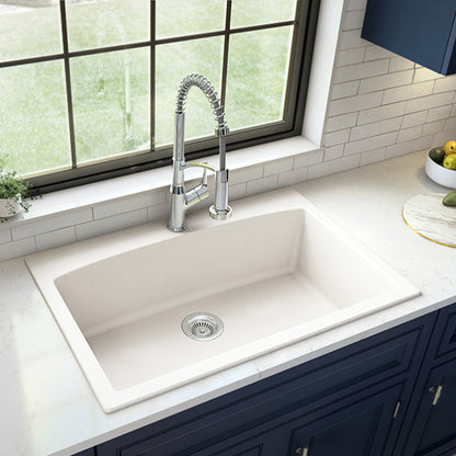 Tudor 33" Quartz Composite Top Mount Kitchen Sink