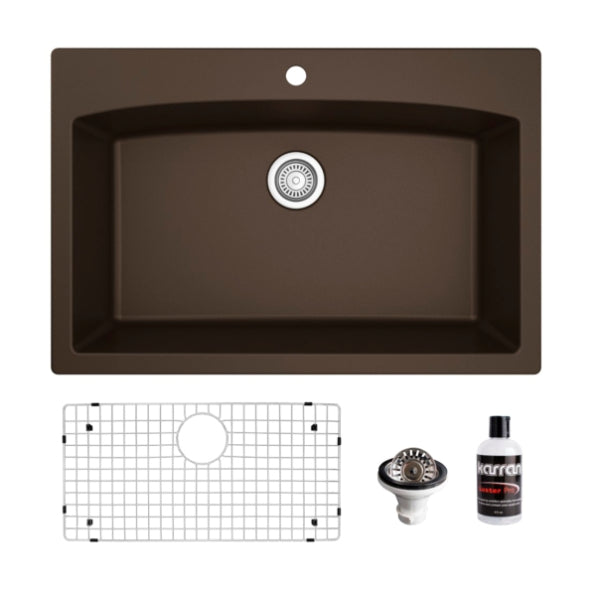 Tudor 33" Quartz Composite Top Mount Kitchen Sink