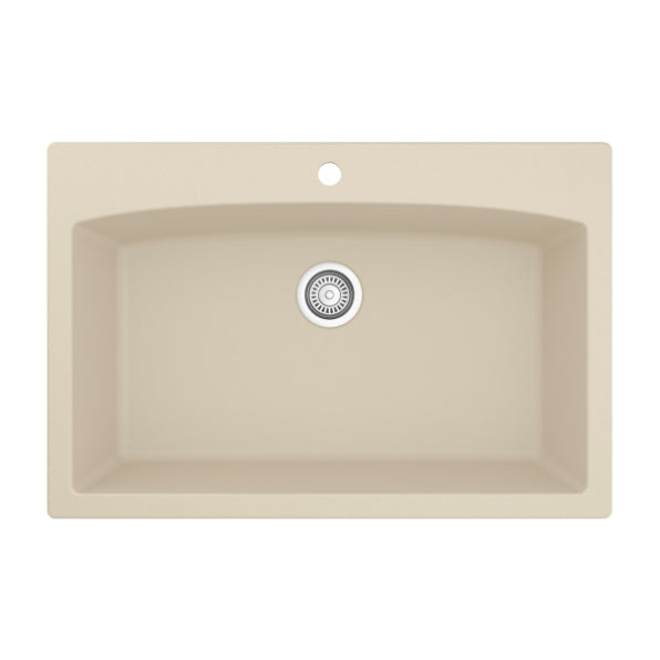 Tudor 33" Quartz Composite Top Mount Kitchen Sink