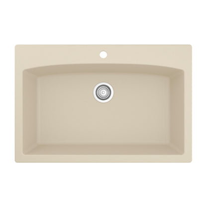 Tudor 33" Quartz Composite Top Mount Kitchen Sink