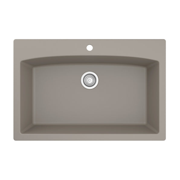 Tudor 33" Quartz Composite Top Mount Kitchen Sink