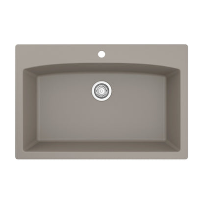 Tudor 33" Quartz Composite Top Mount Kitchen Sink