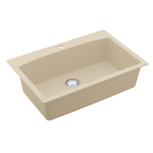 Tudor 33" Quartz Composite Top Mount Kitchen Sink