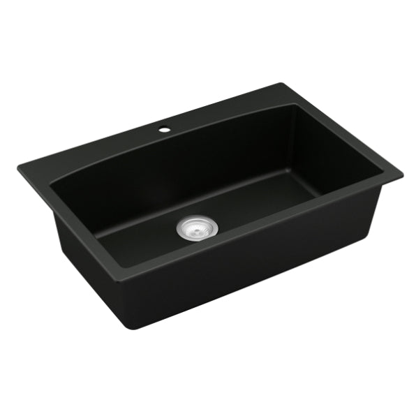 Tudor 33" Quartz Composite Top Mount Kitchen Sink